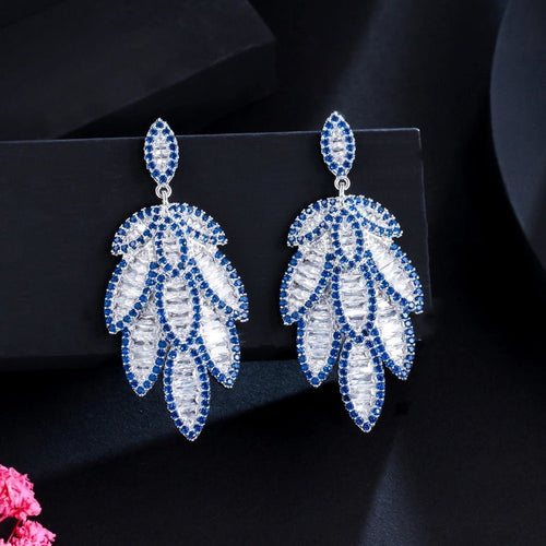 Romantic Leaves Drop Earrings - Sweetheart Jewel