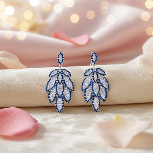 Romantic Leaves Drop Earrings - Sweetheart Jewel