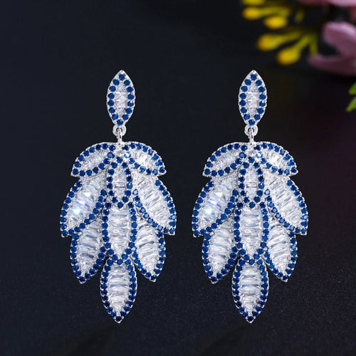 Romantic Leaves Drop Earrings - Sweetheart Jewel