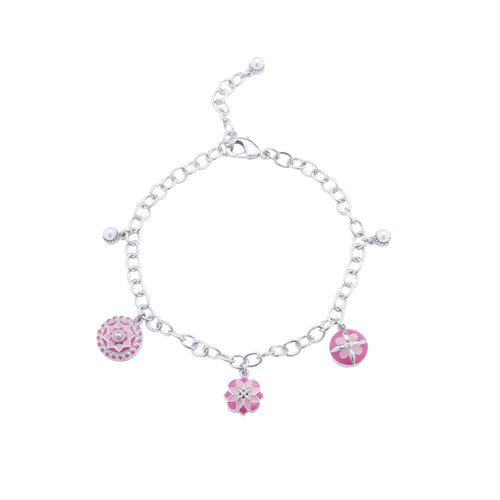 Rose Garden Charm Bracelet - Sweetheart Jewel