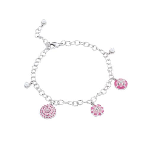 Rose Garden Charm Bracelet - Sweetheart Jewel