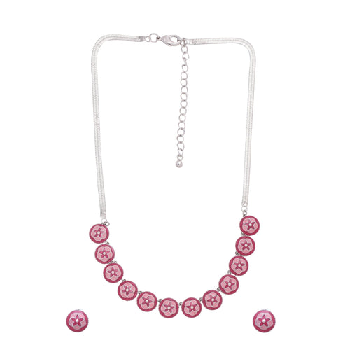 Rose Garden Necklace and Earrings Set - Sweetheart Jewel
