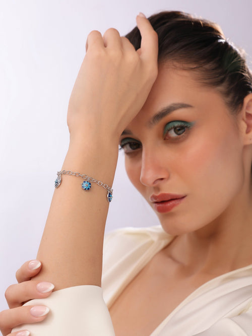 Royal Garden Charm Bracelet - Sweetheart Jewel