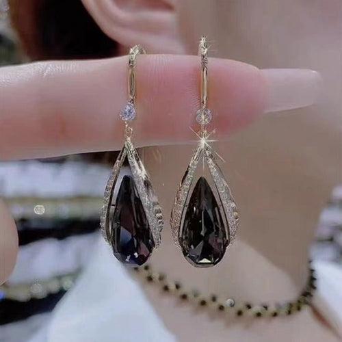 Shine Lady Water Droplets Drop Earrings - Sweetheart Jewel