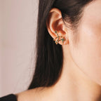 Shining Star Sterling Silver Earring - Sweetheart Jewel