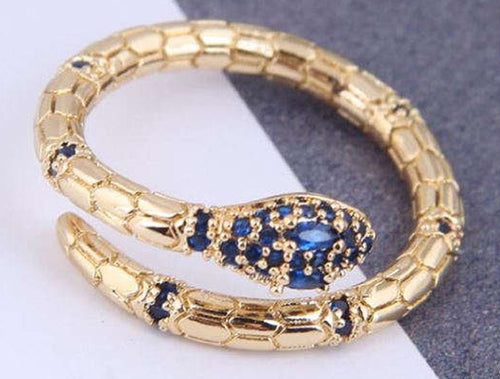 Snake Design Open - end Ring - Sweetheart Jewel