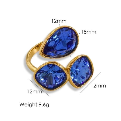 Spectrum of Charm Open Rings - Sweetheart Jewel