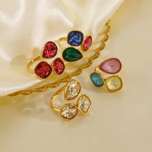 Spectrum of Charm Open Rings - Sweetheart Jewel