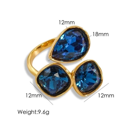 Spectrum of Charm Open Rings - Sweetheart Jewel