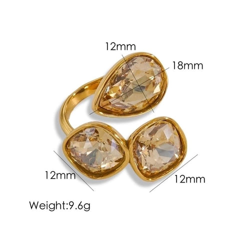 Spectrum of Charm Open Rings - Sweetheart Jewel