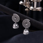 Spiral Serenity Jhumka Earrings - Sweetheart Jewel