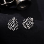 Spiral Serenity Stud Earrings - Sweetheart Jewel