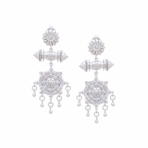Sunlit Blossom Dangler Earrings - Sweetheart Jewel