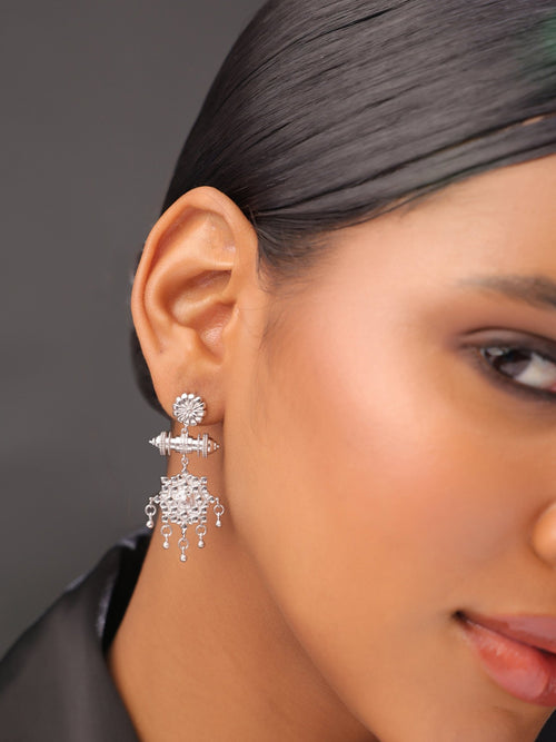 Sunlit Blossom Dangler Earrings - Sweetheart Jewel