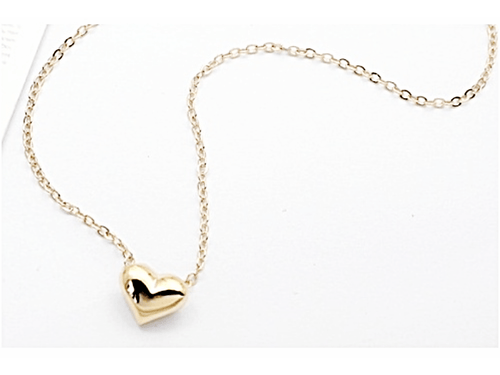 Sweet Heart 18K Rose Gold Pendant Necklace - Sweetheart Jewel