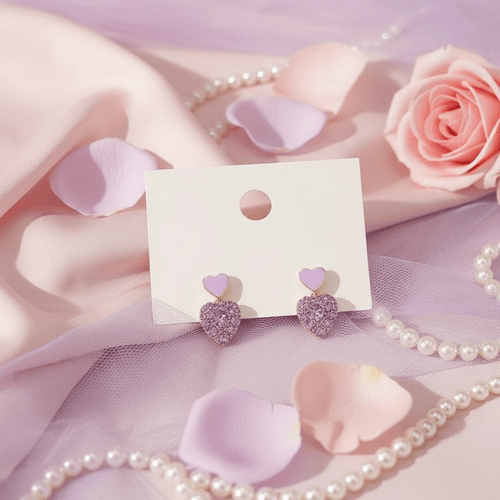 Sweet Heart Love Earrings - Sweetheart Jewel