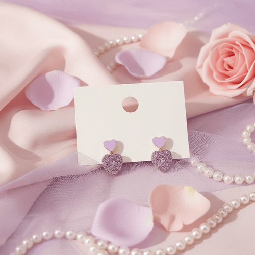 Sweet Heart Love Earrings - Sweetheart Jewel