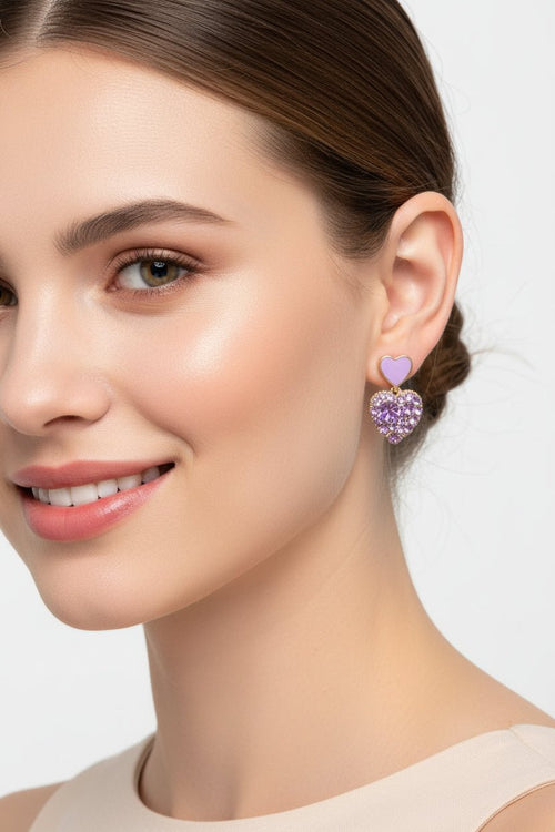 Sweet Heart Love Earrings - Sweetheart Jewel