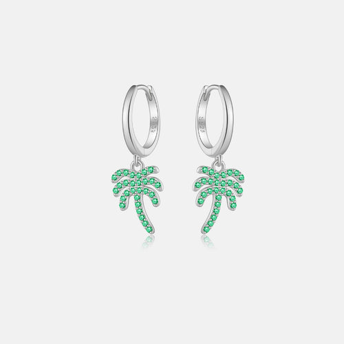 Tree Drop Sterling Silver Earrings - Sweetheart Jewel