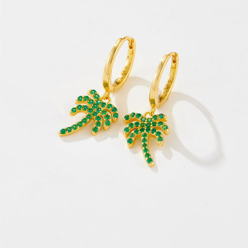 Tree Drop Sterling Silver Earrings - Sweetheart Jewel