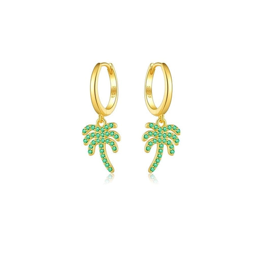 Tree Drop Sterling Silver Earrings - Sweetheart Jewel