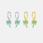 Tree Drop Sterling Silver Earrings - Sweetheart Jewel