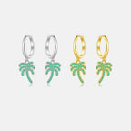 Tree Drop Sterling Silver Earrings - Sweetheart Jewel