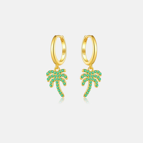 Tree Drop Sterling Silver Earrings - Sweetheart Jewel