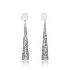 Twilight Grace Silver Earrings - Sweetheart Jewel