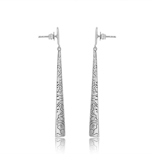 Twilight Grace Silver Earrings - Sweetheart Jewel