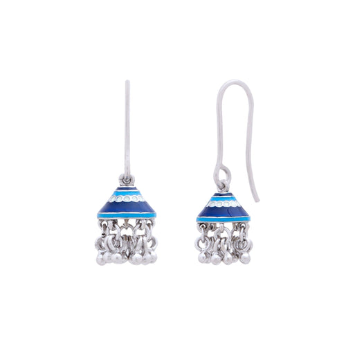 Twilight Turret Jhumka Earrings - Sweetheart Jewel