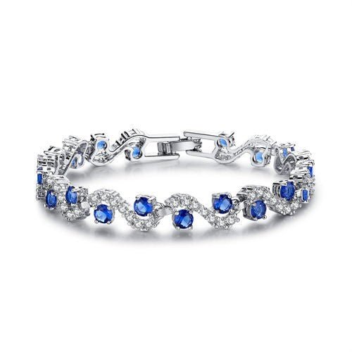 Wavy Design Fashion Bracelet - Sweetheart Jewel