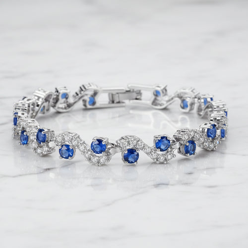 Wavy Design Fashion Bracelet - Sweetheart Jewel