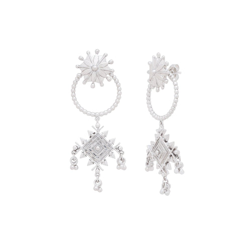 Wisdom Bloom Chandelier Earrings - Sweetheart Jewel