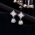 Wisdom Gaze Jhumka Earrings - Sweetheart Jewel