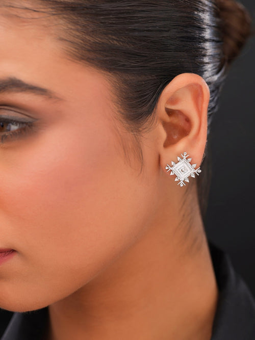 Wisdom Gaze Stud Earrings - Sweetheart Jewel