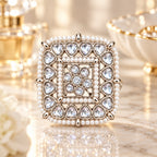 Pearl Royale Crystal Statement - Cocktail Ring