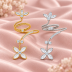EverBloom Crystal Floral Statement Ring