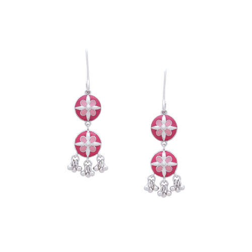 Blushing Blossom Drop Earrings