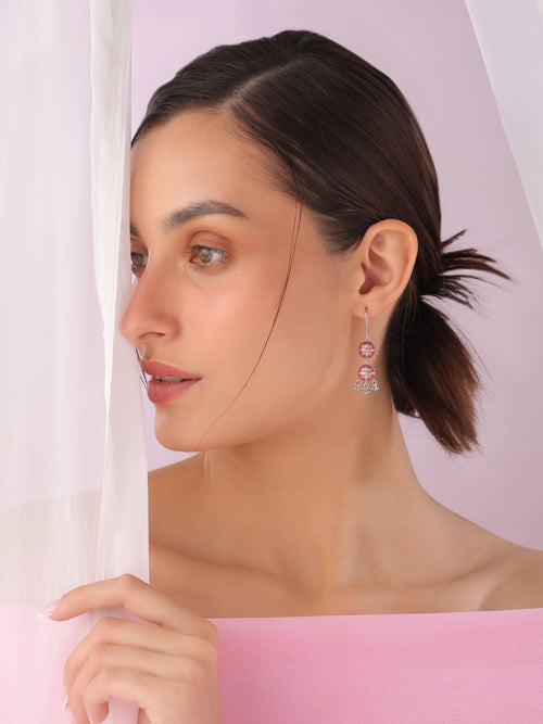 Blushing Blossom Drop Earrings