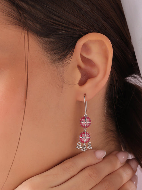 Blushing Blossom Drop Earrings