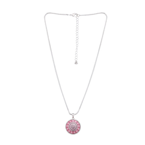 Pink Citadel Pendant Necklace