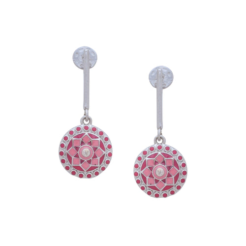 Pink Palace Drop Earrings