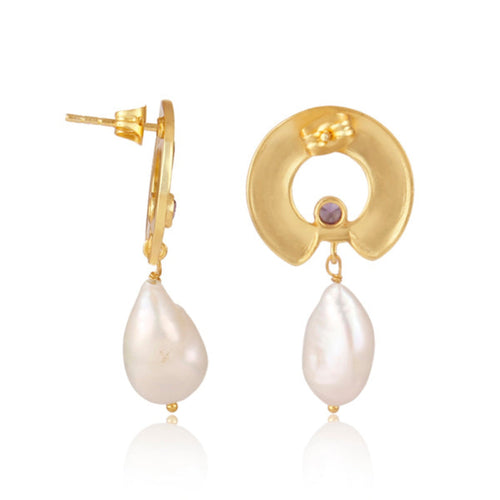 Amethyst Embrace Earrings - Sweetheart Jewel