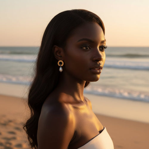 Amethyst Embrace Earrings - Sweetheart Jewel