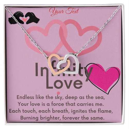 Infinity Connected Heart Necklace