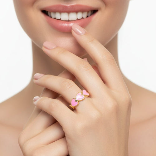 Divine Hearts Open - end Ring - Sweetheart Jewel