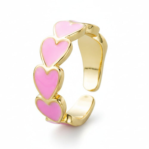 Divine Hearts Open - end Ring - Sweetheart Jewel