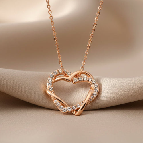 Eternal Romance Heart Pendant Necklace - Sweetheart Jewel