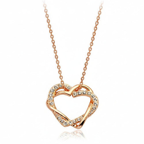 Eternal Romance Heart Pendant Necklace - Sweetheart Jewel